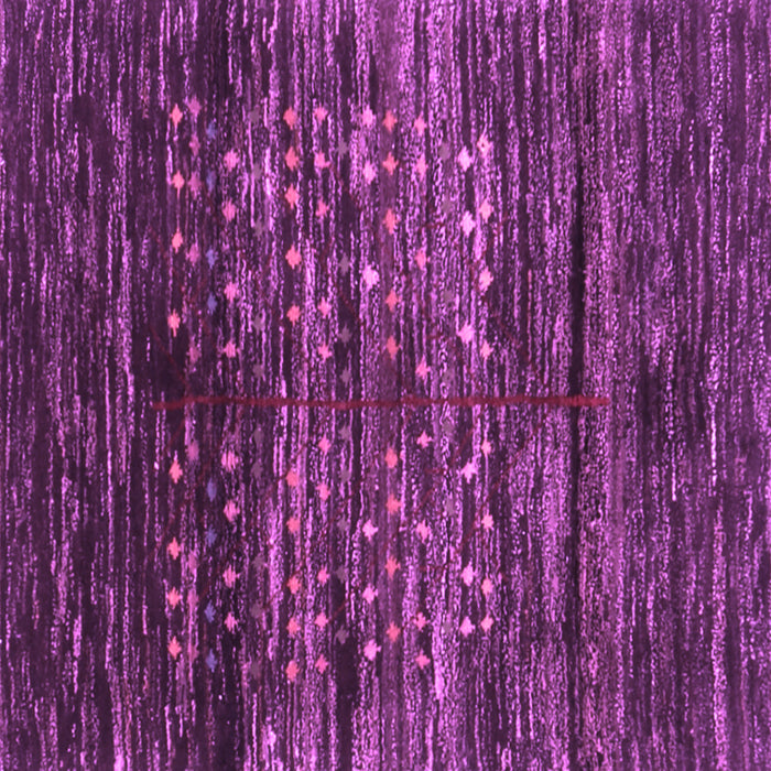 Square Abstract Purple Contemporary Rug, con2838pur