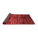 Abstract Red Contemporary Area Rugs