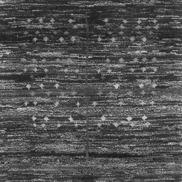 Serging Thickness of Machine Washable Abstract Gray Contemporary Rug, wshcon2838gry