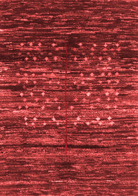 Abstract Red Contemporary Rug, con2838red