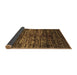 Sideview of Abstract Brown Contemporary Rug, con2838brn