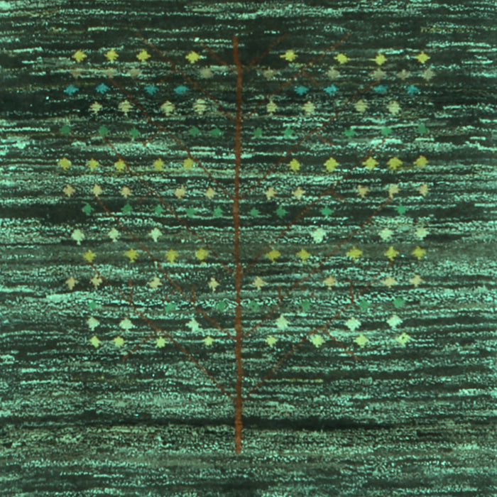 Machine Washable Abstract Turquoise Contemporary Area Rugs, wshcon2838turq
