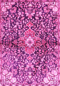 Abstract Pink Contemporary Rug, con2839pnk