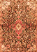 Serging Thickness of Machine Washable Abstract Orange Contemporary Area Rugs, wshcon2839org