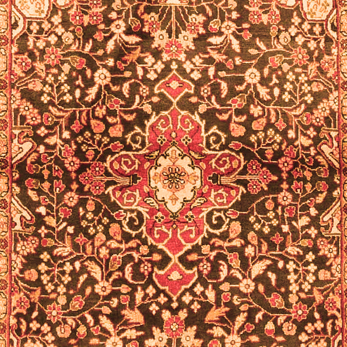 Serging Thickness of Machine Washable Abstract Orange Contemporary Area Rugs, wshcon2839org