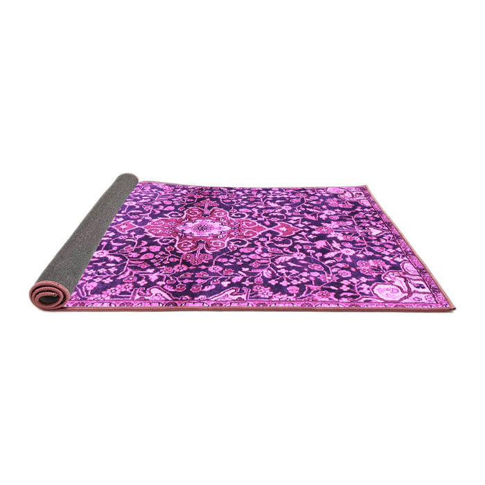 Sideview of Abstract Purple Contemporary Rug, con2839pur