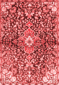 Abstract Red Contemporary Rug, con2839red