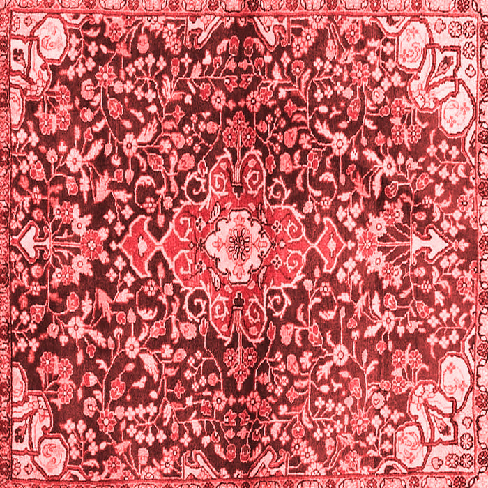 Abstract Red Contemporary Rug, con2839red