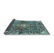 Sideview of Abstract Light Blue Contemporary Rug, con2839lblu