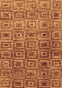 Abstract Brown Contemporary Rug, con283brn