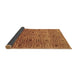 Sideview of Abstract Brown Contemporary Rug, con283brn