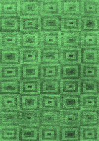 Abstract Emerald Green Contemporary Rug, con283emgrn