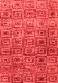 Abstract Red Contemporary Rug, con283red