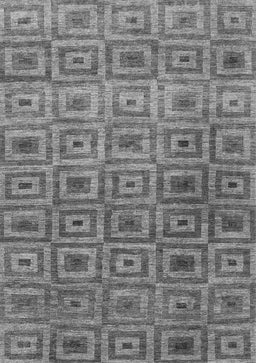 Abstract Gray Contemporary Rug, con283gry