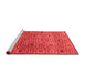 Contemporary Red Washable Rugs