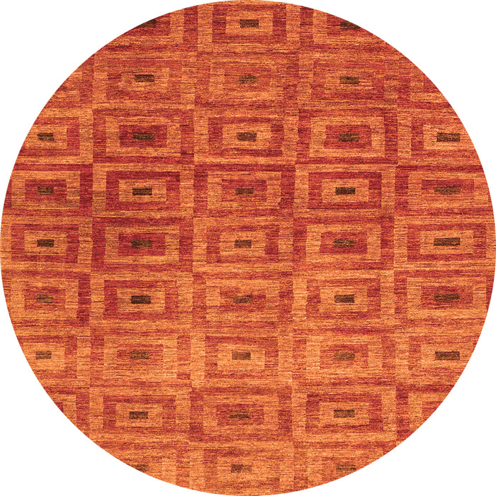 Machine Washable Abstract Orange Contemporary Area Rugs, wshcon283org