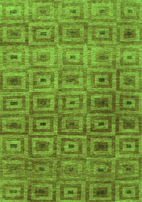 Abstract Green Contemporary Rug, con283grn