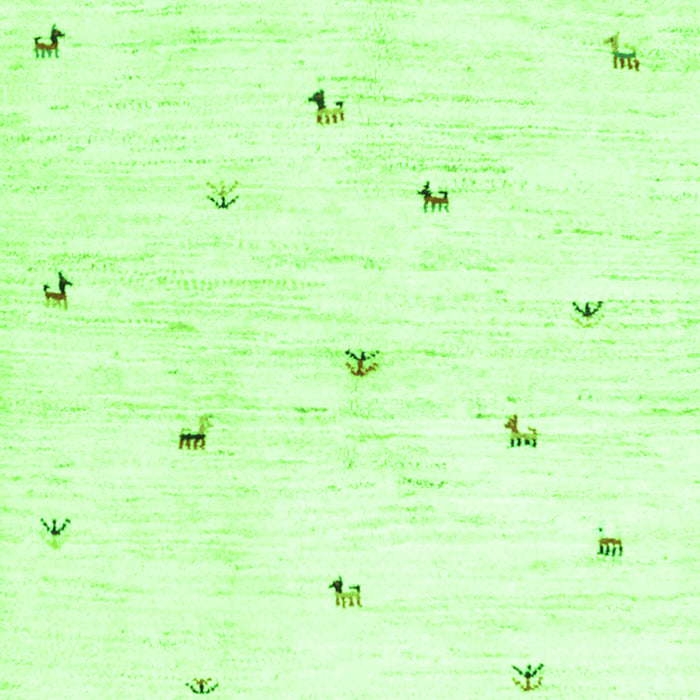 Solid Green Modern Rug, con2840grn