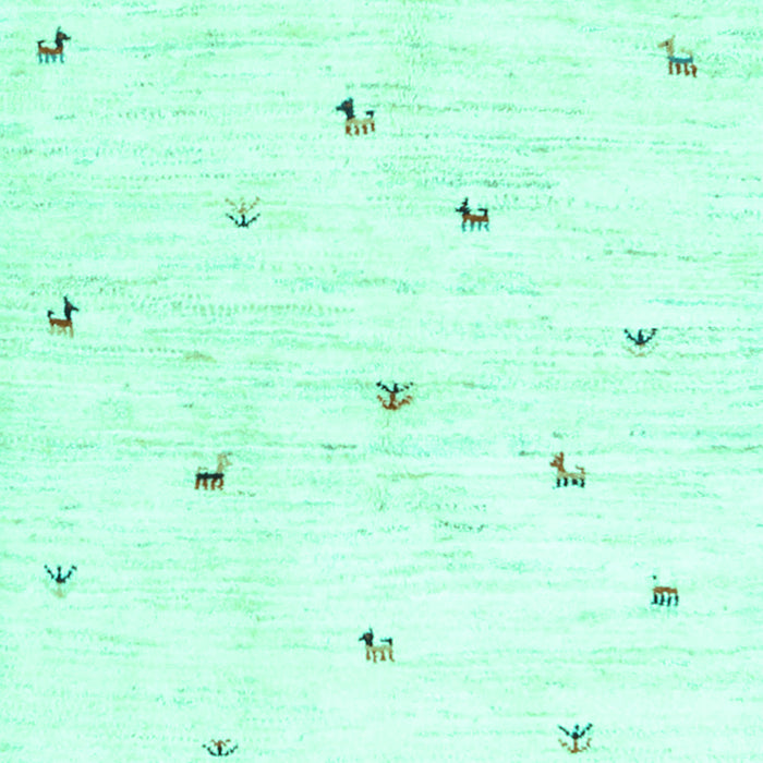 Solid Turquoise Modern Rug, con2840turq