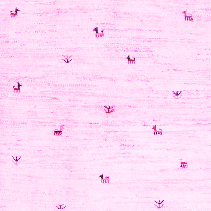 Machine Washable Solid Pink Modern Rug, wshcon2840pnk