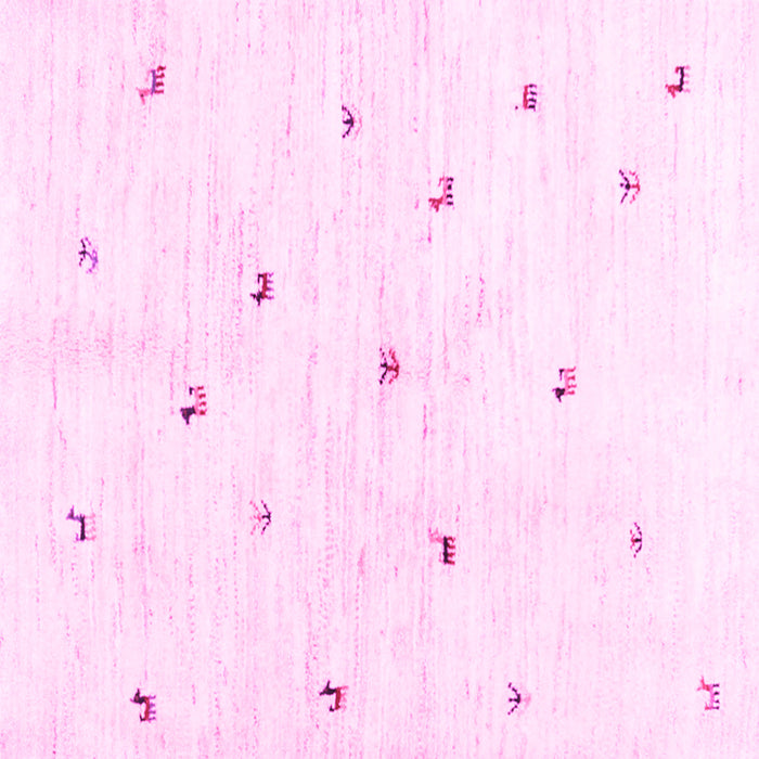 Square Machine Washable Solid Pink Modern Rug, wshcon2840pnk