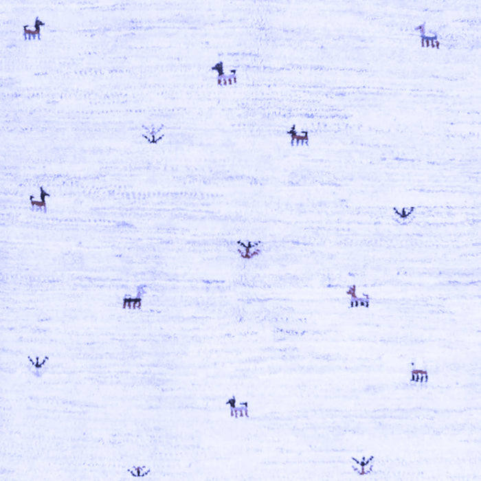 Machine Washable Solid Blue Modern Rug, wshcon2840blu