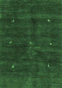 Abstract Emerald Green Contemporary Rug, con2841emgrn