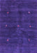 Machine Washable Abstract Purple Contemporary Area Rugs, wshcon2841pur