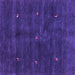 Square Abstract Purple Contemporary Rug, con2841pur