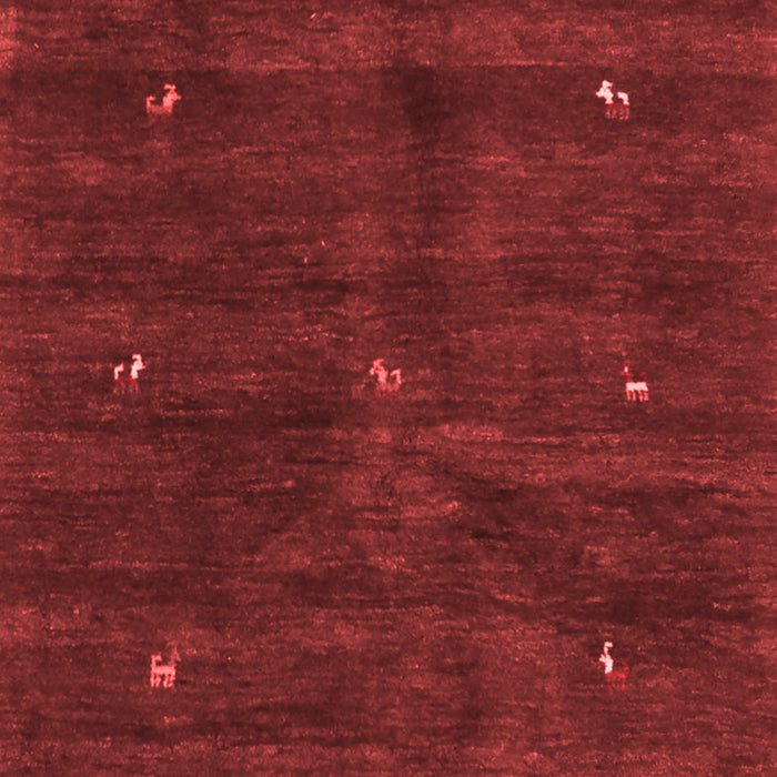 Machine Washable Abstract Red Contemporary Rug, wshcon2841red