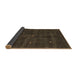 Sideview of Abstract Brown Contemporary Rug, con2841brn