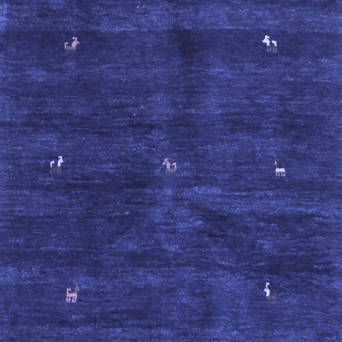 Machine Washable Abstract Blue Contemporary Rug, wshcon2841blu