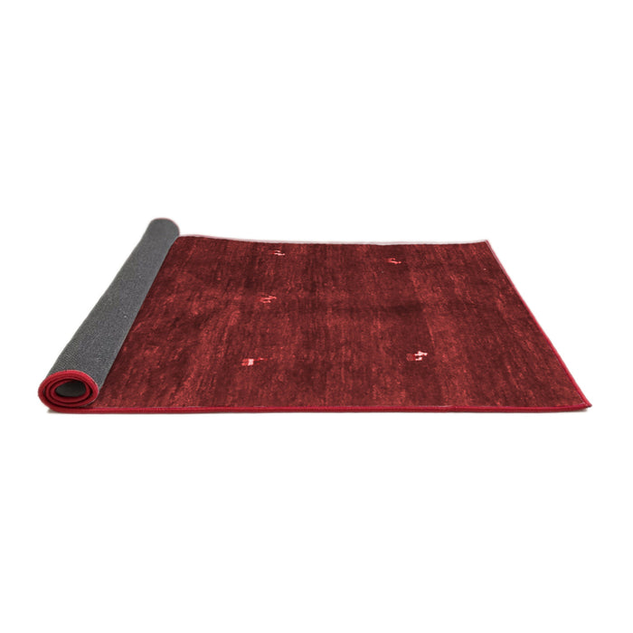 Abstract Red Contemporary Area Rugs