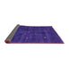 Sideview of Abstract Purple Contemporary Rug, con2841pur