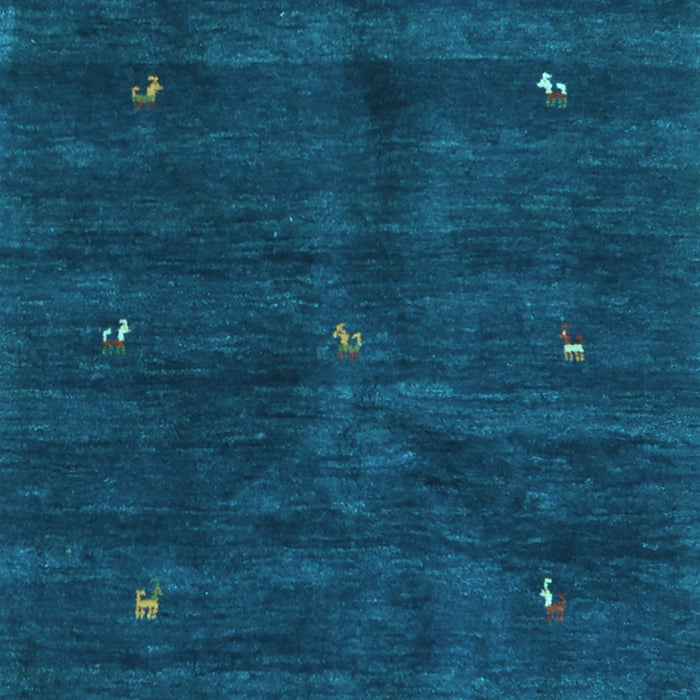 Machine Washable Abstract Light Blue Contemporary Rug, wshcon2841lblu