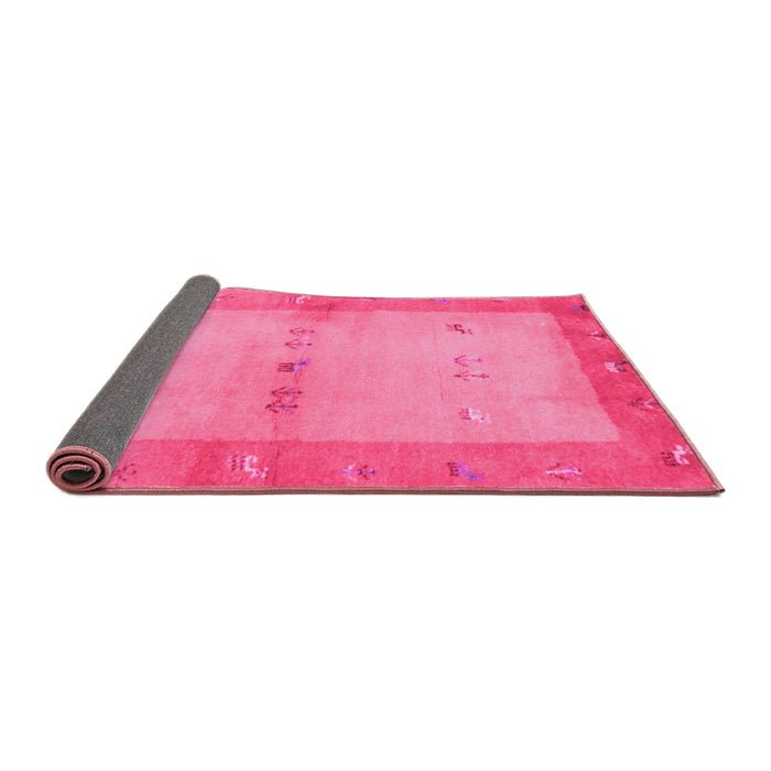 Sideview of Oriental Pink Traditional Rug, con2842pnk