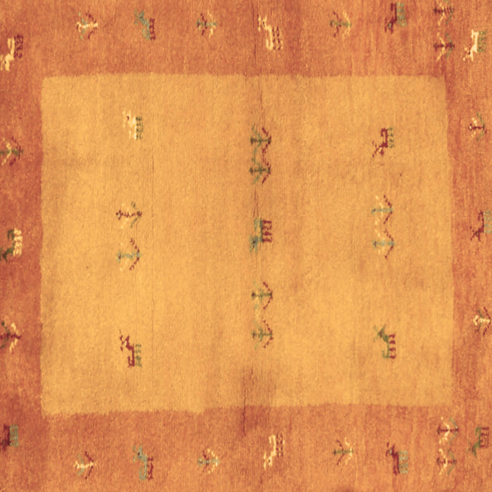 Square Oriental Brown Traditional Rug, con2842brn