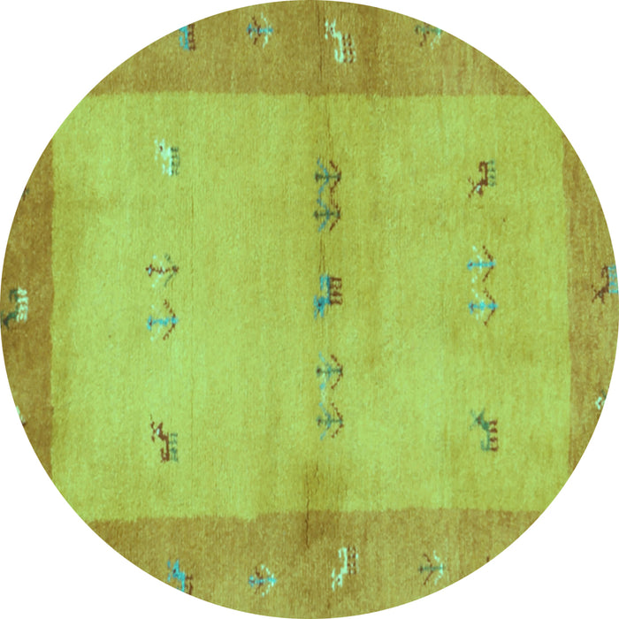 Round Machine Washable Oriental Turquoise Traditional Area Rugs, wshcon2842turq