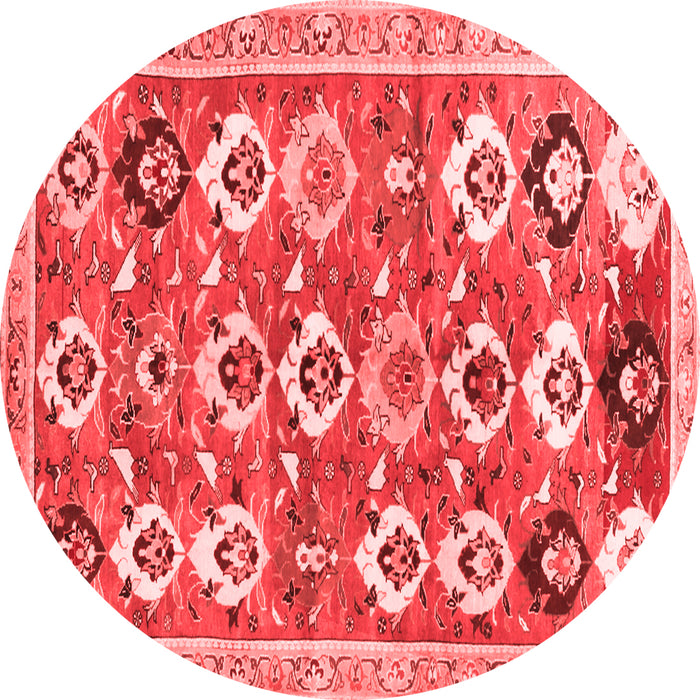 Abstract Red Contemporary Rug, con2843red