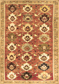 Abstract Brown Contemporary Rug, con2843brn