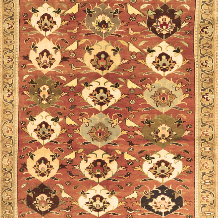Abstract Brown Contemporary Rug, con2843brn