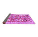 Sideview of Abstract Purple Contemporary Rug, con2843pur