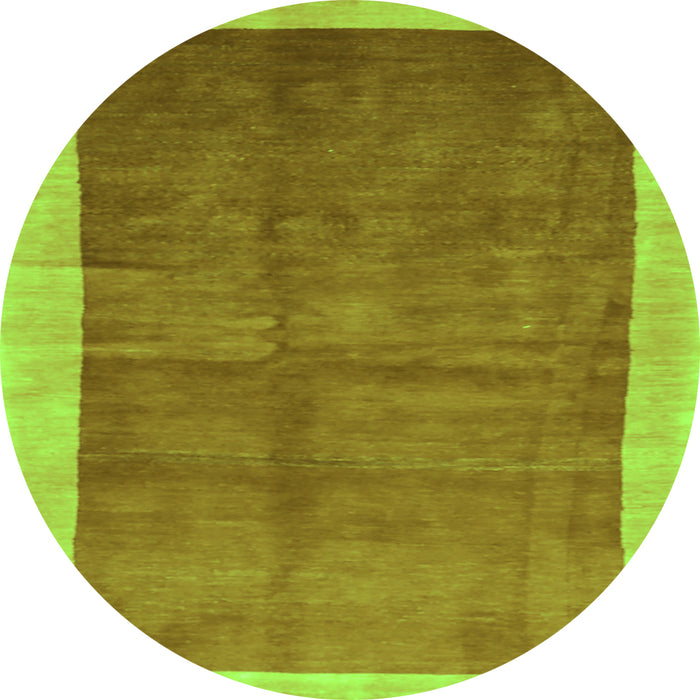 Machine Washable Abstract Green Contemporary Area Rugs, wshcon2844grn