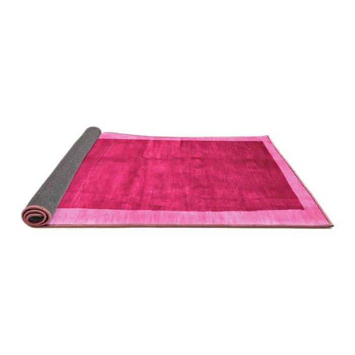 Sideview of Abstract Pink Contemporary Rug, con2844pnk
