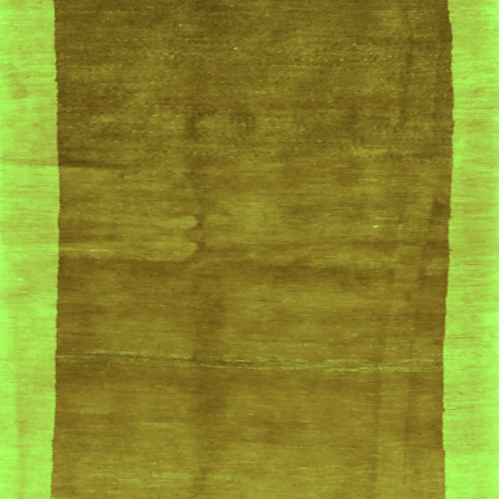 Serging Thickness of Machine Washable Abstract Green Contemporary Area Rugs, wshcon2844grn
