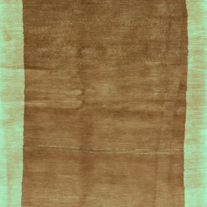 Abstract Turquoise Contemporary Rug, con2844turq
