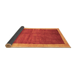 Sideview of Abstract Brown Contemporary Rug, con2844brn