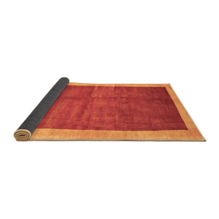 Sideview of Abstract Brown Contemporary Rug, con2844brn
