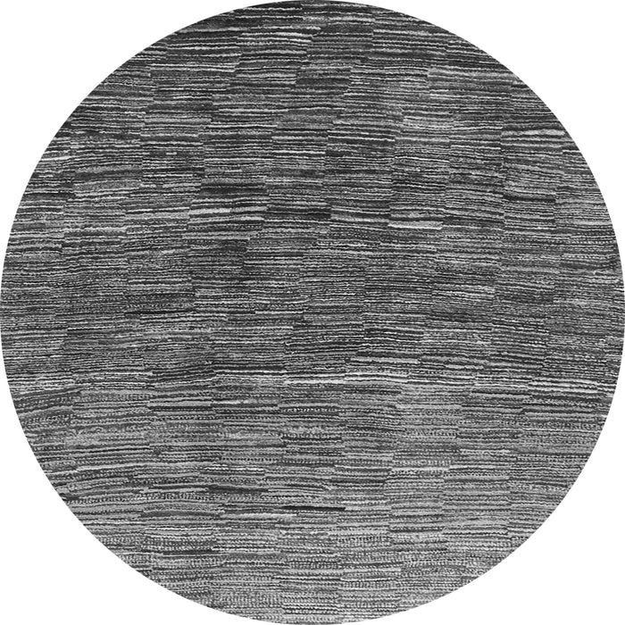 Square Abstract Gray Contemporary Rug, con2845gry