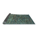 Sideview of Abstract Light Blue Contemporary Rug, con2845lblu